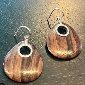 Silpada Wood Earrings